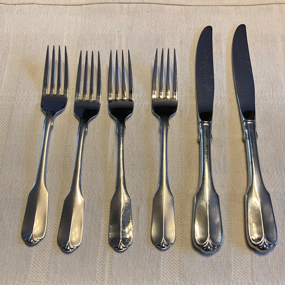Oneida WM A. Rogers Deluxe Stainless Montclair silverware